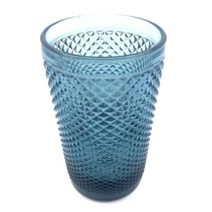 JOGO DE COPO DE VIDRO AZUL 6PCS