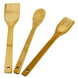 KIT ESPÁTULA DE BAMBU 3PCS