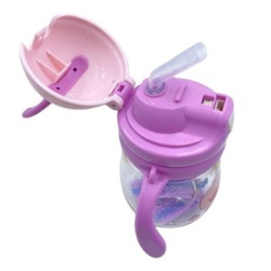 GARRAFA INFANTIL DE PLÁSTICO COM ALÇA 375ML