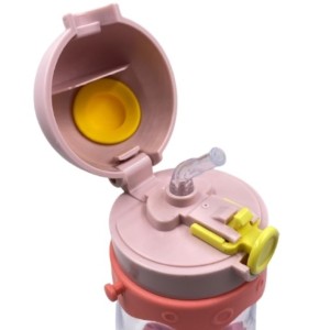 GARRAFA INFANTIL DE PLÁSTICO COM ALÇA 480ML