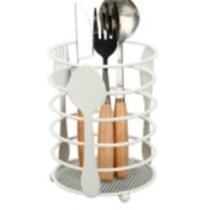 ESCORREDOR DE TALHERES DE INOX BRANCO