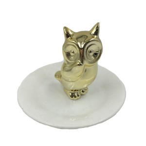 ENFEITE DE PORCELANA CORUJA