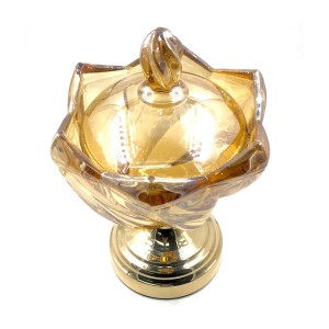 BOMBONIERE DE VIDRO GOLD