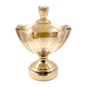 BOMBONIERE DE VIDRO GOLD