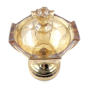 BOMBONIERE DE VIDRO GOLD